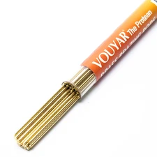 40 Pcs Brass Brazing Rods Easy Flow Welding Rods Solid round Sticks Diameter 1/1