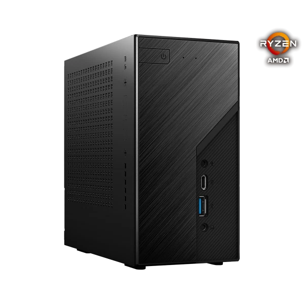 Asrock DeskMini X300 PC con dimensioni 1,92 l Nero AMD X300 Socket AM4 (Asrock D - Immagine 3 di 4