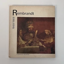 Vintage Rembrandt 1669/1969 Amsterdam Exhibition Catalogue - In Dutch