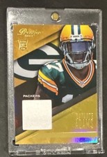 2014 Panini Prestige Rookie Jerseys Prime Davante Adams #DA Jumbo Patch RC