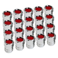 Lug Nuts Rally Ii Wheels Red Center 1967 Pontiac Lemans Gto Tempest 20pc