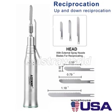 Dental Surgical Micro Saw 3.2:1 Up&Down Reciprocating Bone Cutting Handpiece