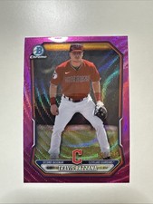 TRAVIS BAZZANA 2026 Bowman Baseball #BCP-35 Fuchsia Wave Refractor /199