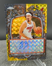2025-26 Topps Chrome JAIME JAQUEZ JR. Signature Style Auto Gold Refractor 36 /50