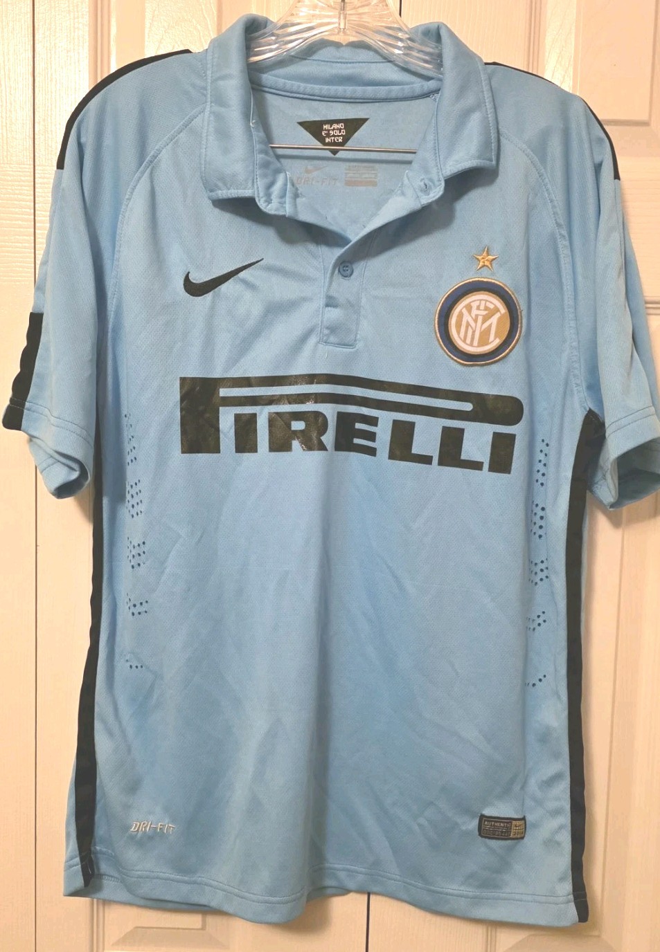 INTER MILAN 2014/2015 THIRD FOOTBALL SHIRT JERSEY NIKE SIZE M #5 Chiva
