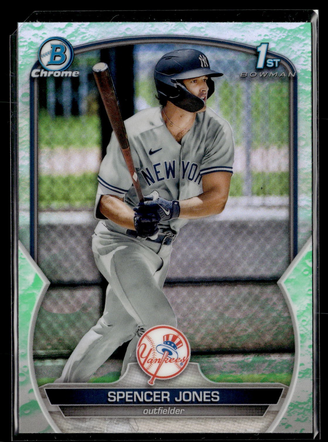 2023 Bowman #BCP-139 Spencer Jones Chrome Prospects Lunar Glow Refractors
