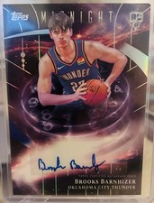2025-26 Topps Midnight Stroke of Midnight Brooks Barnhizer Rookie Auto RC