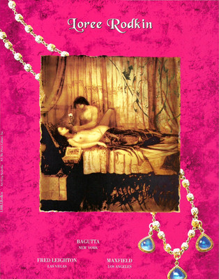 1999 Loree Rodkin Jewelry Greg Spalenka Art vintage Print AD Advertisement