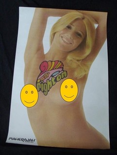 SUZANNE SOMERS poster MAHERAJAH original 1972 commercially produced poster