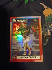 2025 Topps Update Series - 1990 Topps Rainbow Foil Dylan Crews #U90-46 (RC) 