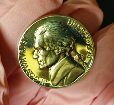 1958 Jefferson Nickel Gem Proof - See Pics