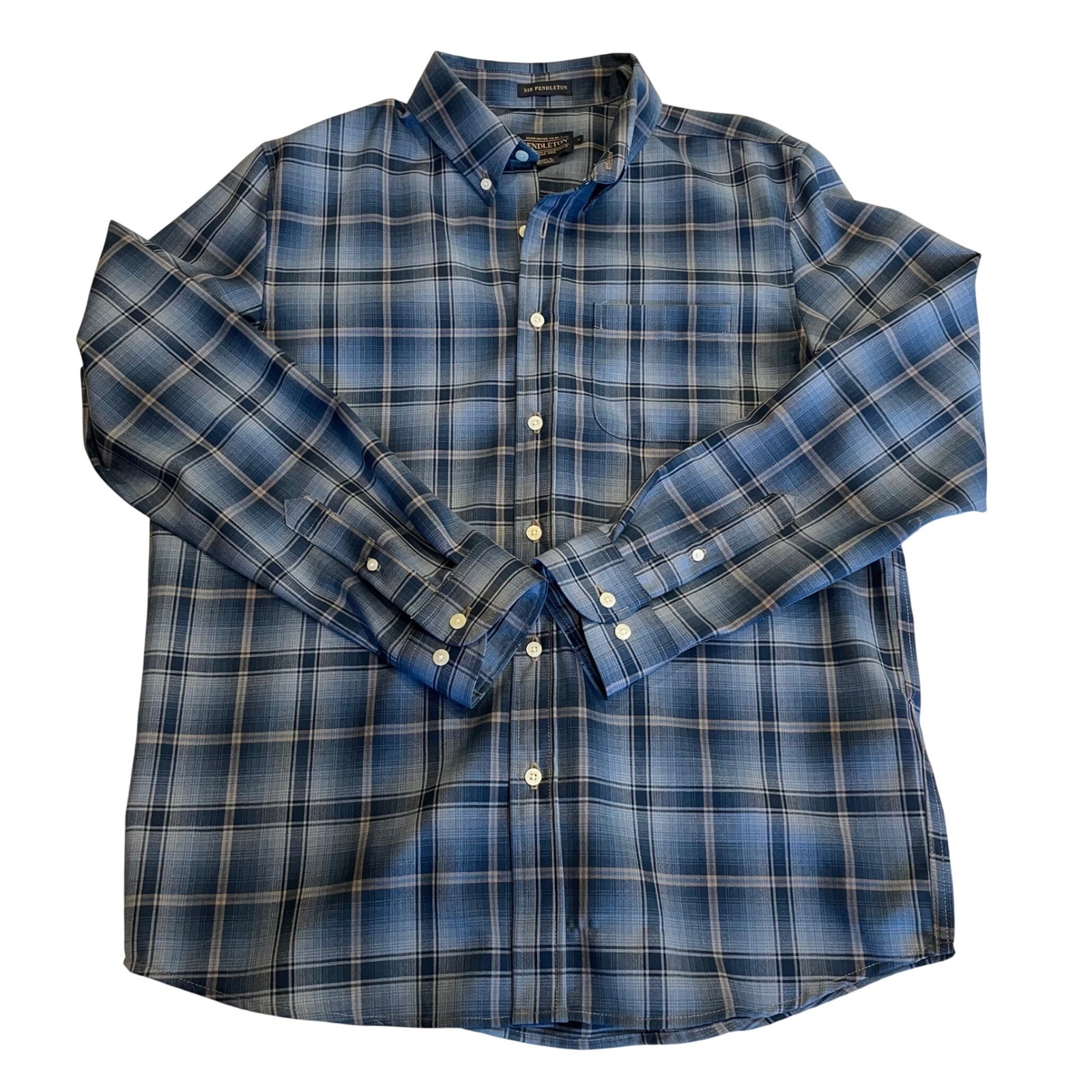 Pendleton Sir Pendleton Plaid Button Down Shirt M… - image 1