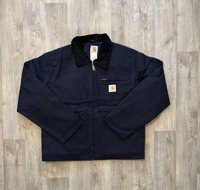 Carhartt Dunkelblau Detroit Jacke reworked Vintage Größe Gr. M unisex