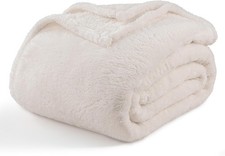 Cozy Extra-Fluffy Plush Throw Blanket, Soft Fuzzy Large Size