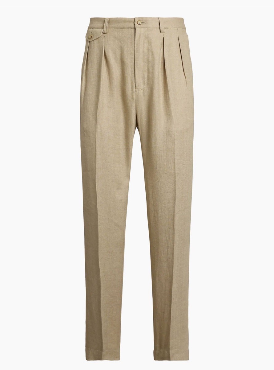Ralph Lauren Polo Whitman Relaxed Fit Herringbone Pant Trouser