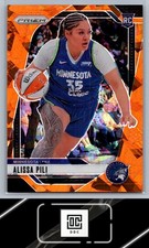 2024 Panini Prizm WNBA #83 Alissa Pili Ice Orange Prizms
