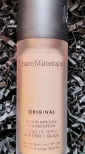 bareMinerals Original Liquid Mineral Foundation SPF 20 Fair 01 Exp 2022 SEALED