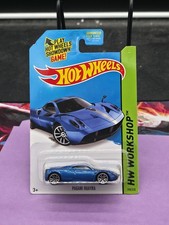 2013 HOT WHEELS HW WORKSHOP PAGANI HUAYRA BLUE 198/250