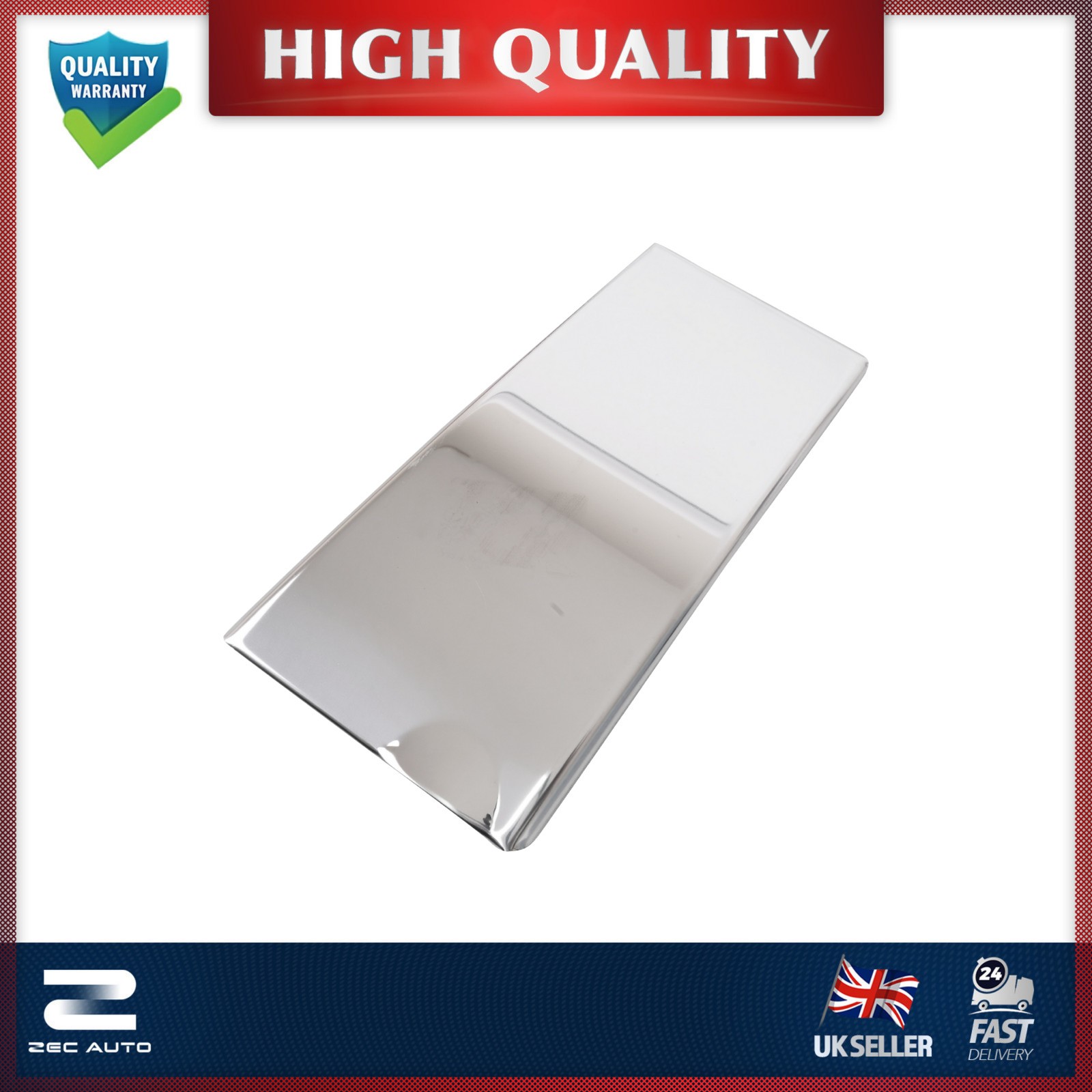 FOR FORD TRANSIT MK6 MK7 2000-2013 CHROME FUEL TANK FLAP COVER STEEL TRIM