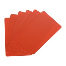 15 Mil Graphic Quality Red Blank PVC Card for ID Badge Printer, 20 Pack