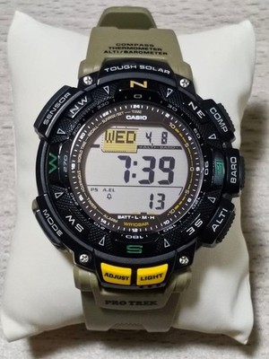 Casio Pro Trek PRG-240-5JF Solar Green Digital Watch