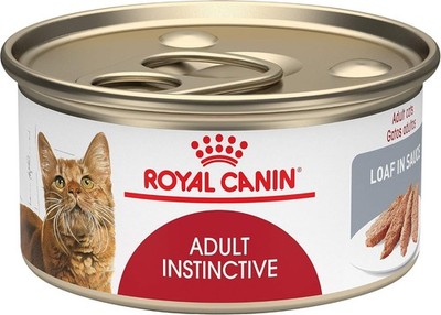 Feline Health Nutrition Adult Instinctive Adult Loaf in Sauce Cat Food 3 oz 24PC