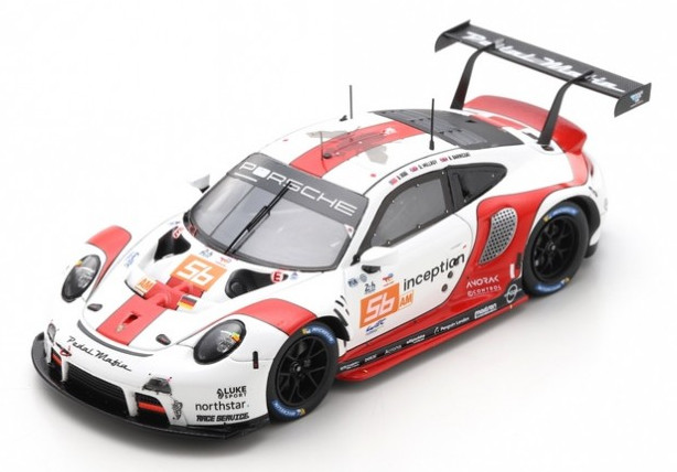 Porsche 911 RSR-19 Le Mans 2022 miniature Spark 46 resine 1/43
