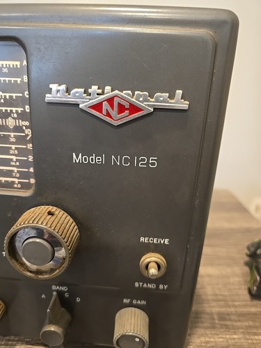 Vintage 1950's National Radio Receiver Model NC-125 - Zdjęcie 7 z 15