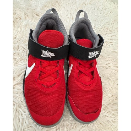 Nike Team Hustle D 10 Youth Sneakers Red/Black Size 2.5 Unisex Kids - Picture 12 of 12