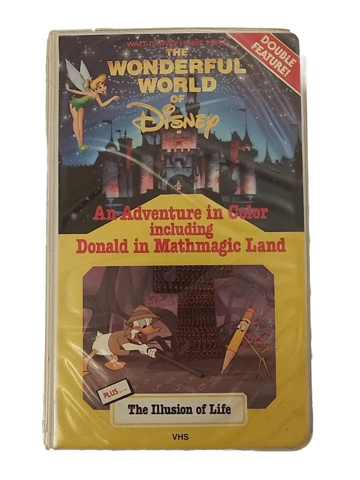 VHS LOT OF 3 WALT DISNEY HOME VIDEO SHAGGY DA DARBY O'GILL MATHMAGIC LAND RENTAL - Image 2 of 4