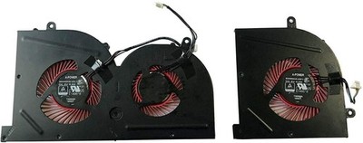 New CPU + GPU Cooling Fans for   GS63VR GS73VR Stealth   4 Pin  #fv