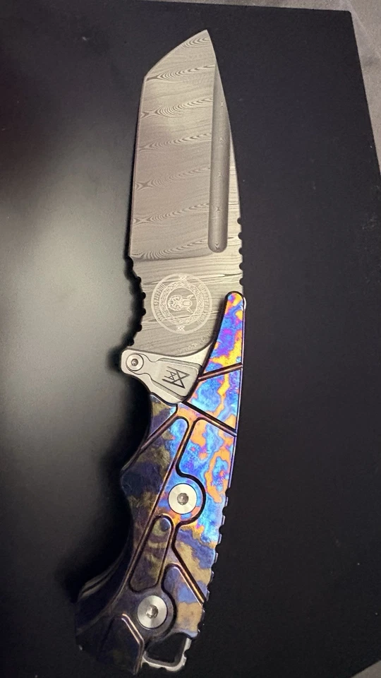 Midgards Messer Nano Valhalla Timascus Hybrid Cryo Damast Tanto #13/30 - Bild 3 von 3