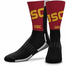 SizeM For Bare Feet NCAA USC Socks