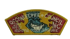 Occoneechee Council NC 2010 National Scout Jamboree 100 YRS JSP YEL Bdr (NE4350)
