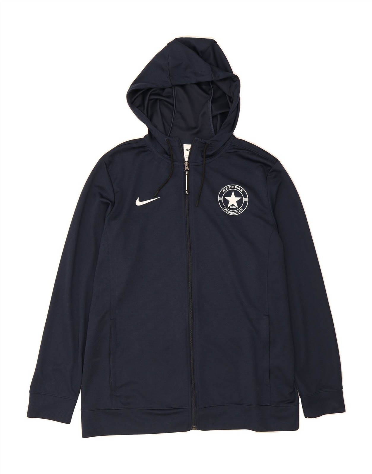 SACAI X NIKE NIKE tuta uomo grafica con cappuccio top giacca grande blu navy poliestere CS11