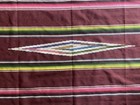 Antique Beautiful Mexican Saltillo Serape Blanket/ Rug Southwestern  XL — photo 3