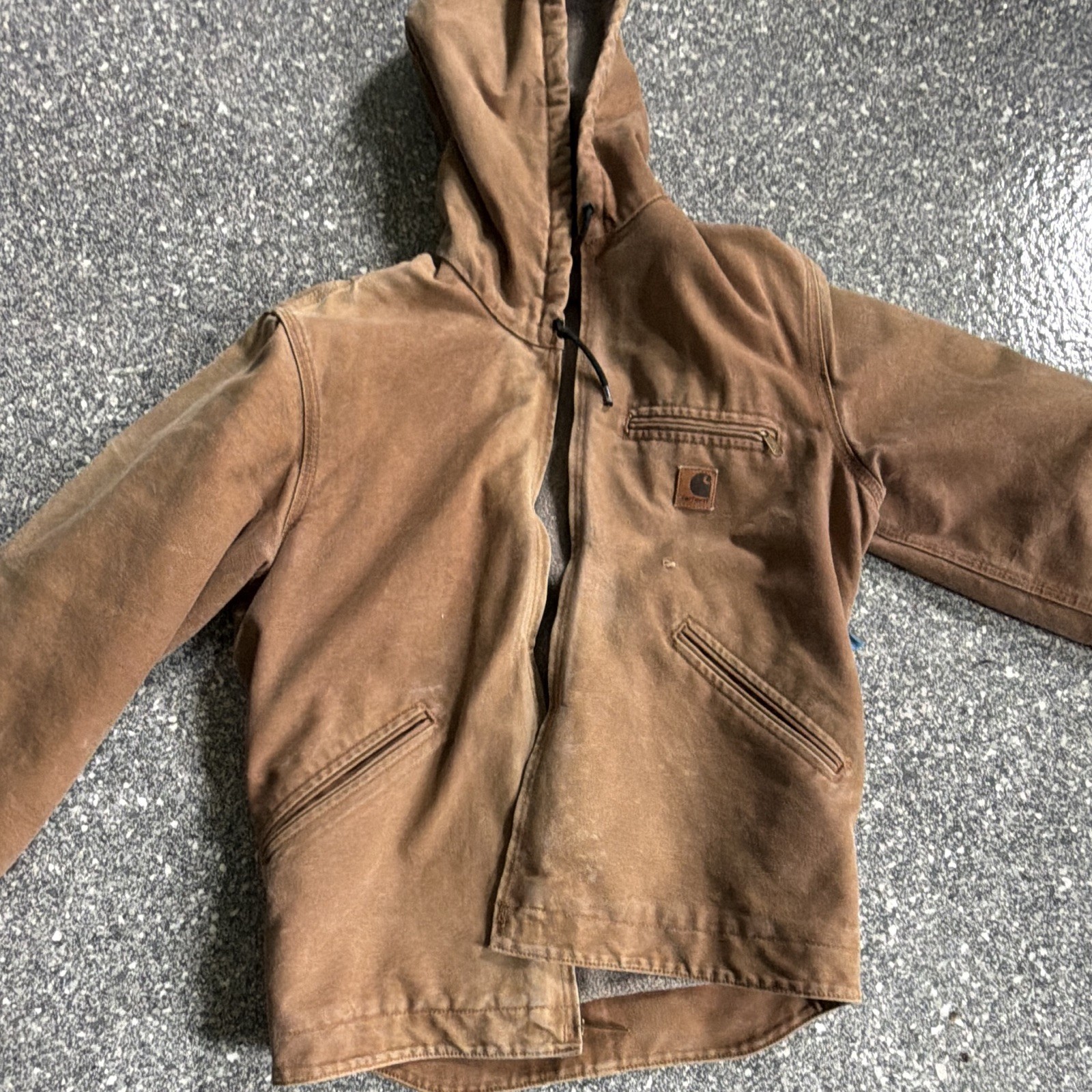 Vintage Carhartt brown Detroit work wear jacket
