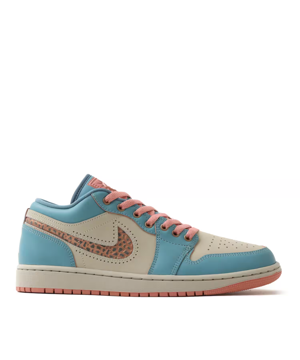 IM8120-464 Nike Air Jordan 1 Low SE Somos Eternos Denim Turquoise