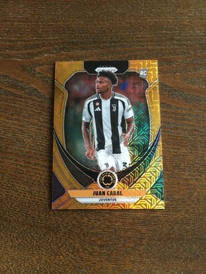 2025 Panini Prizm Club World Cup Juan Cabal Juventus RC Gold Mojo 11/25