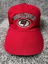 Vintage Tampa Bay Buccaneers Hat Cap strapback One Size Red Logo Athletics NFL