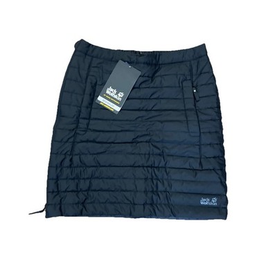 Jack Wolfskin Damen ICEGUARD SKIRT winddichter Rock, schwarz, S