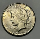 1925 S PEACE DOLLAR AU-BU