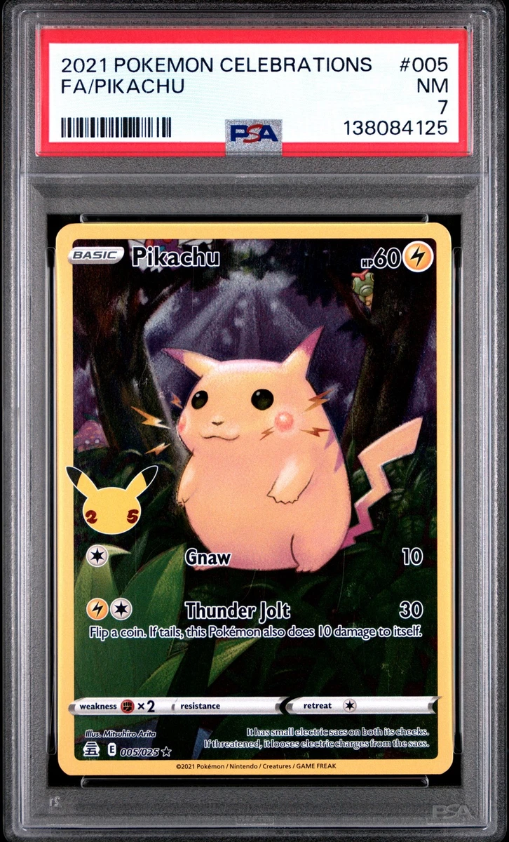 Pokémon TCG Grade 7 Pikachu Individual Collectible Card Game Cards