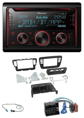 Pioneer 2DIN DAB MP3 Bluetooth USB CD Autoradio für Skoda CitiGo 16-19 Seat Mii