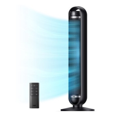Nomad DC Tower Fan, 27ft/s Velocity, Ultra Quiet Bladeless Floor Fan with 10