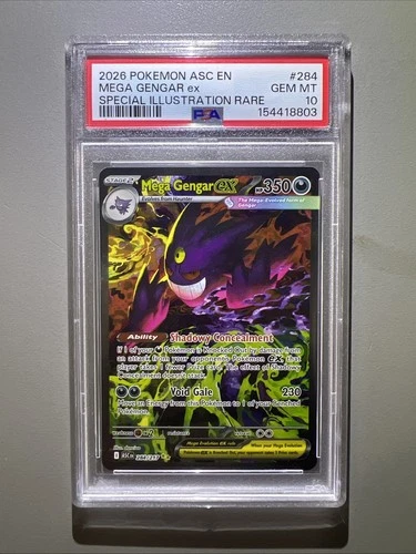 Mega Gengar Ex Ascended Heroes 284/217 PSA 10