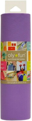 Fairfield OLY Fun Multi-Purpose 20'' Craft Material 3-Yard ORCHID Color No Fray 