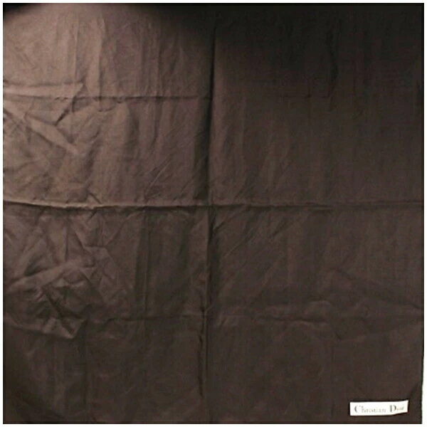 Authentique foulard Christian Dior marron occasion rang AB Christian Dior   femme
