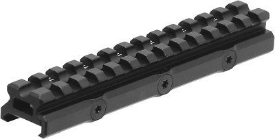 Leapers MT-RSX20MOA Inc Super Slim 20 MOA Elevated Picatinny Mount, 13 Slot, Bla