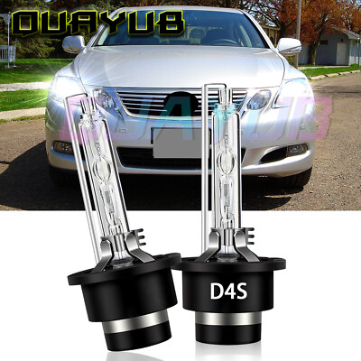 2x D4S Xenon HID Headlight Bulbs 6000K For Lexus GS450h 07-2011 Low Beam 2013-15